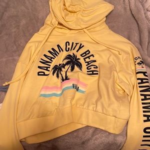 panama city cropped hoodie